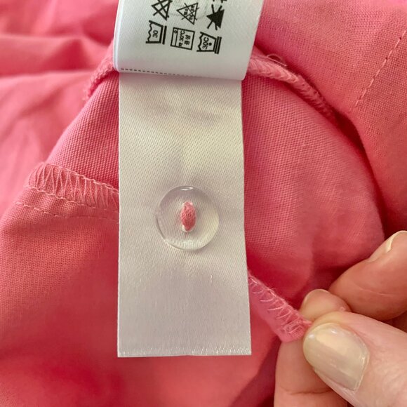 New Zara Pleated High Waist Linen Blend Shorts, XS, Pink - Picture 11 of 11